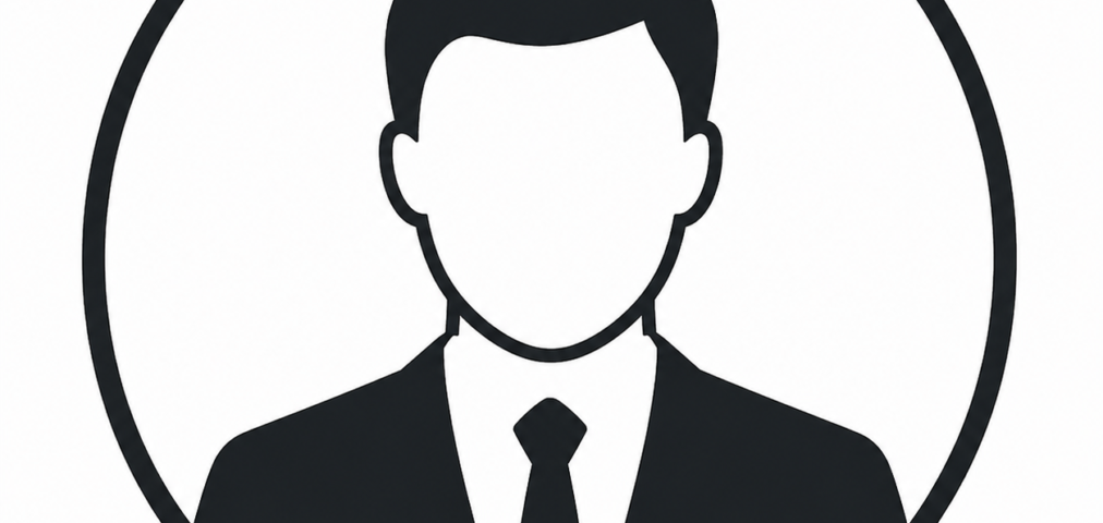 A clean, professional male profile icon ideal for business websites, corporate profiles, user accounts, and team member sections.